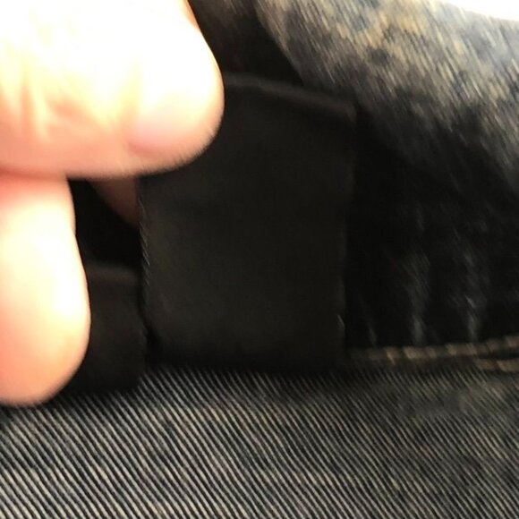 Metrostyle Womens Jean Jackeet Size 14 Collared Button Up Blue Denim Jacket Y2K - Picture 10 of 16